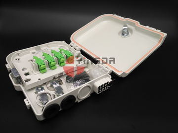 خرید FTTH NAP فضای باز دیوار کوه 8 پورت فیبر نوری Splitter Acess ترمینال جعبه تولید آنلاین