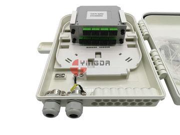 خرید جعبه تقسیم کننده فیبر نوری 260 * 320 * 90 میلی متر، جعبه فیبر نوری ABS IP68 تولید آنلاین