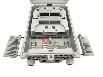 خرید 1/8 فیبر نوری PLC Splitter کاست در فضای باز IP65 پین کوه برای FTTH GPON تولید آنلاین