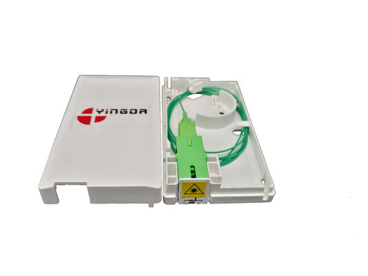 خرید SC Simplex LC Duplex Fiber Optic Termination Box باکس پایانی فیبر نوری ABS فابریک دیواری 1 هسته تولید آنلاین