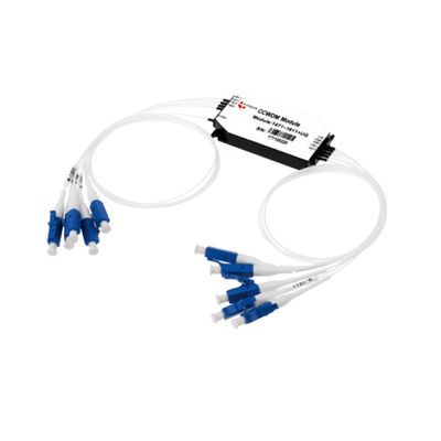 خرید مینی باکس 8Ch CWDM ماژول Mux Demux منفعل با کانکتور SC LC فیبر تک هسته ای 1470 ~ 1610nm تولید آنلاین