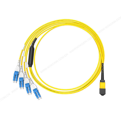 خرید کابل بریک‌اوت 8 هسته‌ای MPO مالتی‌مود الیت ماده به LC Duplex MTP MPO پچ کورد برای شبکه‌های 4G/WiFi/FTTH/3G/GSM/GPRS تولید آنلاین