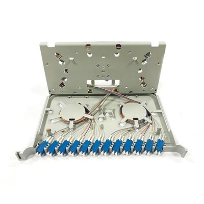 خرید Fiber Optic Equipment 24 Core Fiber Splice Tray and Splice Box Splitter Module for Outdoor FTTH Cabinet تولید آنلاین