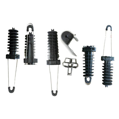 خرید گیره لنگر کابل انتهایی معلق فیبر نوری FTTH برای کابل ADSS 8-12 میلی متر تولید آنلاین