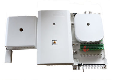 خرید FTTH 8 پورت Uncut فیبر نوری فیبر جعبه IP54 برای 1/8 Plc Splitter تکمیل شده است تولید آنلاین