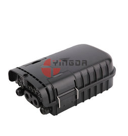 خرید سیاه PC ABS 16 هسته FTTH جعبه فیبر نوری شکاف برای کاست / فولاد لوله شکاف تولید آنلاین