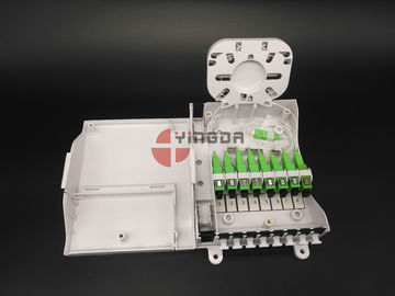 خرید FTTH CPE جعبه فیکسچر فیبر نوری با 1/8 Splitter SC G657A2 Corning LSZH تولید آنلاین