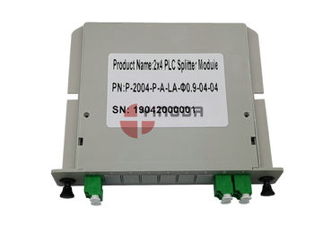 خرید پلاگین 2x4 فیبر PLC Splitter LGX کاست مدولار با LC / APC دوپلکس فیبر نوری اتصال تولید آنلاین