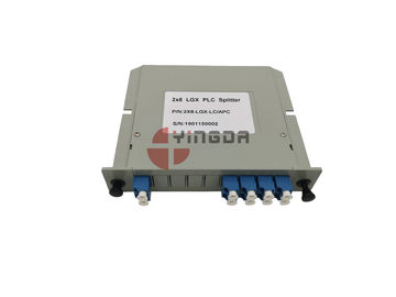 خرید 8 پورت پلاستیکی فیبر نوری PLC Splitter LGX کاست ماژول ABS SC LC اتصال تولید آنلاین