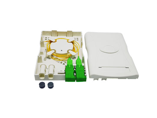 خرید 2 هسته FTTH NAP FTB IP30 جعبه خاتمه فیبر نوری تولید آنلاین