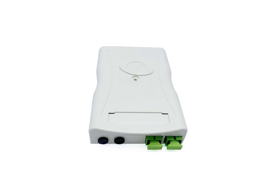 خرید 2 Port Plastic FTTH Wall Mount جعبه خاتمه نوری IP30 تولید آنلاین
