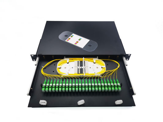 خرید پچ پچ فلزی 1U 24 Port SC ST ODF Rack Mount تولید آنلاین
