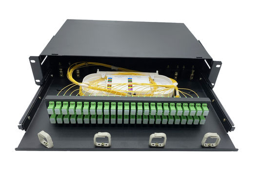خرید پانل فیبر نوری فیبر نوری Rack Mount 65dB تولید آنلاین