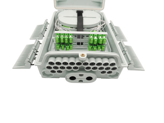 خرید جعبه توزیع فیبر نوری با قطر و دیواره 24 پورت با 1x16 PLC Splitter IP65 تولید آنلاین