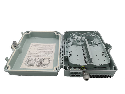 خرید 24 هسته در فضای باز وسط دهانه دسترسی فیبر نوری شکاف جعبه FTTH GPON CTO IP65 تولید آنلاین