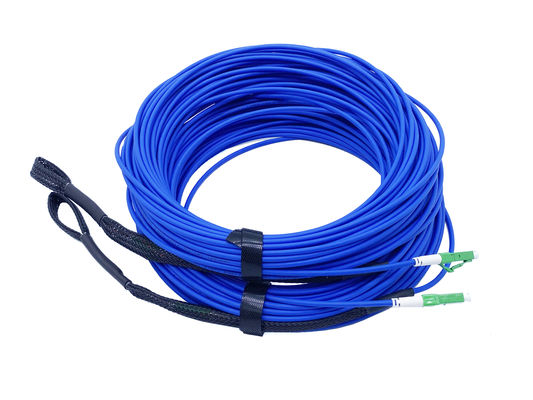 خرید FTTH Armored Fiber Optic Patch Cord LC APC UL V0 بازدارنده شعله FTTH Armored تولید آنلاین
