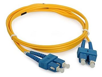 خرید سهم عبور از پچ پورت نوری SC / UPC - SC / UPC یکپارچه فیبر jumpers حالت تولید آنلاین