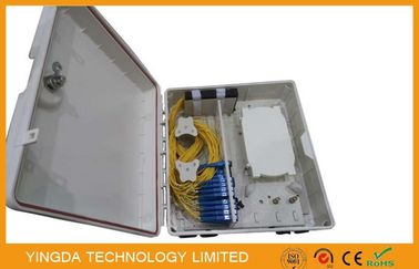 خرید PC Material Pole / Wall Mount فیبر نوری 1x 64 PLC Splitter Box IP65 GPDB-S64D / 72D تولید آنلاین