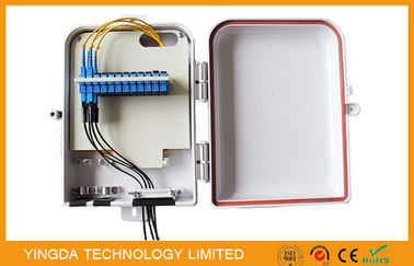 خرید مقاوم در برابر بارندگی CATV قطب کوه فیبر نوری PLC شکاف جعبه 24 بندر تولید آنلاین