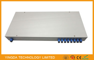 خرید ODM فیبر نوری PLC Splitter در 19 اینچ پچ پانچ پانل 1u SC / APC پایانه رک کوه تولید آنلاین