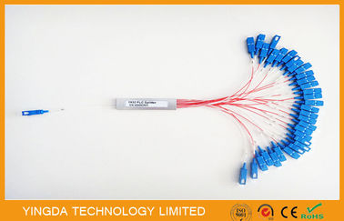 خرید GPON لوله فولادی منفعل عملکرد بالا PLC فیبر نوری شکاف G652D G657A1 G657A2 Hytrel تولید آنلاین