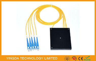 خرید چندگانه / تک حالت Fiber Optic PLC Splitter Abs ماژول 2mm g657a برای Gpon Ftth تولید آنلاین