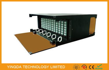 خرید 19 اینچ 4U رشته کوه فیبر نوری MTP MPO کابل پچ پانل، LC SC FC اتصال تولید آنلاین