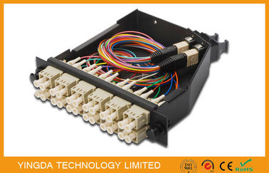 خرید ماژول کاست MTP MPO -12 LC دوبلکس هیدرا کابل، MTP به 12 * ماژول دوبلکس LC تولید آنلاین