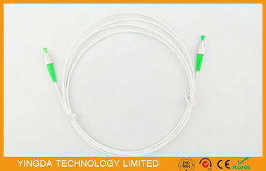خرید فیبر نوری پچ Cord FC / APC - FC / UPC SM SX FTTH قطره کابل شکل 8 سفید تولید آنلاین