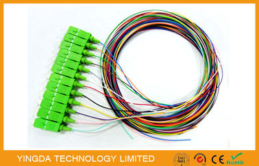 خرید FTTX + شبکه فیبر نوری Pigtail 5M 0.9mm PVC LSZH عملکرد بالا تولید آنلاین