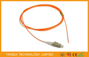 خرید فیبر نوری فیبر نوری PC / PC فیبر نوری Pigtail 62.5 / 125um MM، Fiber Optical LC Pigtail تولید آنلاین