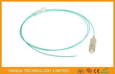 خرید FTTx SC فیبر نوری اتصال دهنده Pigtail OM3 - 300 10G، SC Pigtail MM 5M Aqua تولید آنلاین