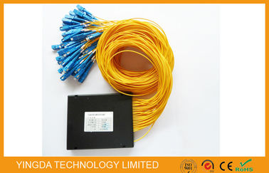 خرید CATV EPOM فیبر نوری PLC splitter Sc 2mm، Ftth 1x64 کوپلینگ Splitter جعبه تولید آنلاین