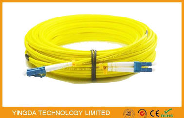 خرید LC / UPC-LC / UPC SM Duplex فیبر نوری پد کابل 2.0mm با Zipcord کلیپ تولید آنلاین