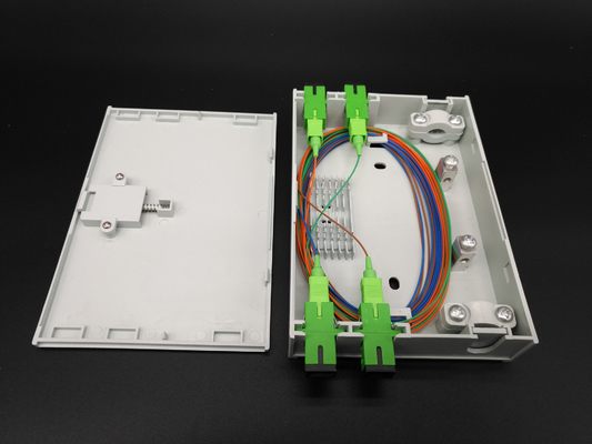 خرید جعبه پایانه فیبر نوری 4 پورت FTTH جعبه اتصال فیوژن CTO 12 هسته ای از پیش پایان یافته تولید آنلاین
