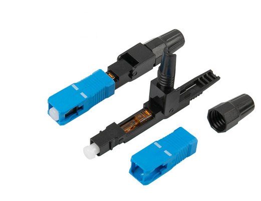خرید اتصالات فیبر اتصال سریع 60 میلی متری FTTH مونتاژ اتصال دهنده سریع Sc Apc تولید آنلاین