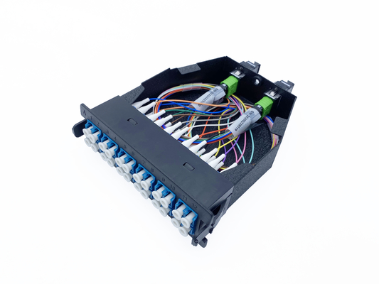 خرید 8 فیبر MPO کاست ماژول G657A2 LSZH هیدرا مونتاژ کابل APC تولید آنلاین