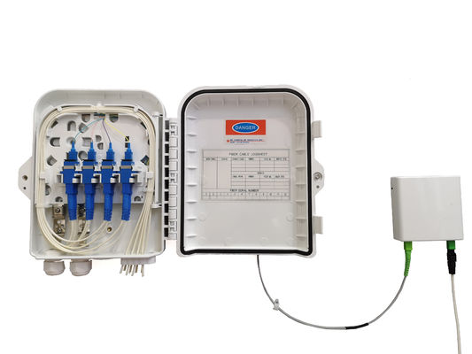 YINGDA FTTH 8 هسته قطب پلاستیکی نصب فیبر نوری تقسیم کننده جعبه قطره کابل 3mm برای داخلی