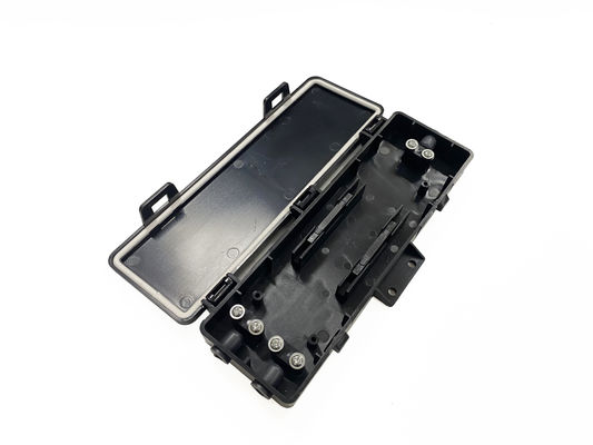 YINGDA 1In 2Out 2Cores محافظ فیبر نوری جعبه سیاه مواد ABS برای Splicer مکانیکی