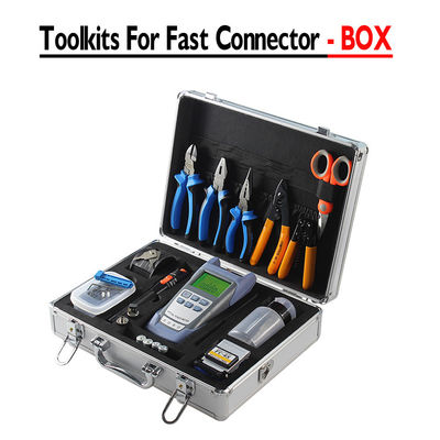کیت ابزار فیبر با برش فیبر و VFL برای ساخت و نگهداری FTTH