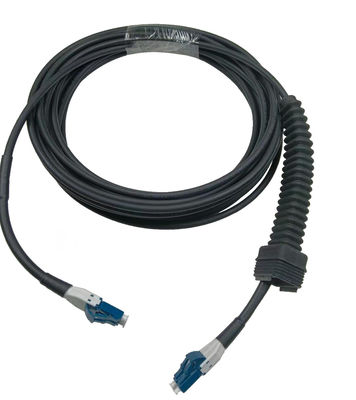 راه حل NSN Boot Duplex LC Patch Cord Black برای کابل های بیرونی