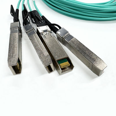 کیفیت بالا 100G QSFP28 OM3 کابل نوری فعال AOC کابل گیرنده نوری مورد استفاده برای شبکه