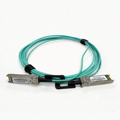 کابل AOC 25G SFP28 به SFP28 انتقال 5m، OM3 300 aqua 850nm با کشیدن سیاه