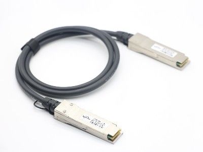 کابل 40G SFP DAC QSFP+ به QSFP+ کابل مس منفعل PVC سیاه