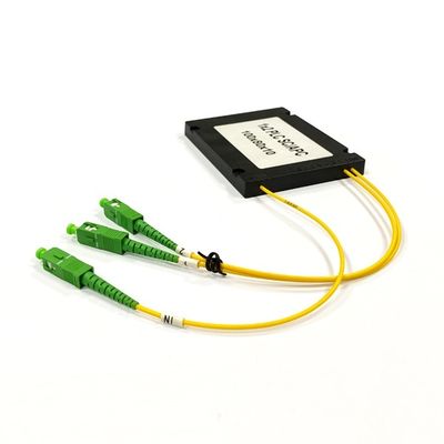 اسپلیتر فیبر نوری FTTH تک حالته 1X2 1X4 1X8 با جعبه ABS 2.0mm برای استفاده در تجهیزات فیبر نوری FTTA در FTTH