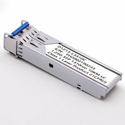 SFP Transceiver Module Optical Compact Durable 1.25G 10KM 1.25G 10G Bidi حالت دوگانه برای شبکه FTTX