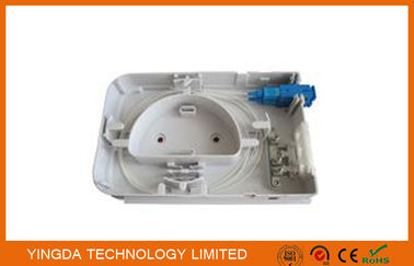 جعبه نصب شده بر روی دیوار FTTH Box 2 Port Fiber Optic Termination Box Box SC LC جعبه فیبر دوگانه